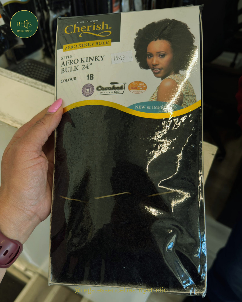 Cherish Afro Kinky Bulk 24in - 1