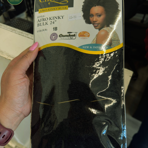 Cherish Afro Kinky Bulk 24in - 1