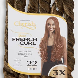 Cherish 3X Spiral French Curl Bulk 22in - T27