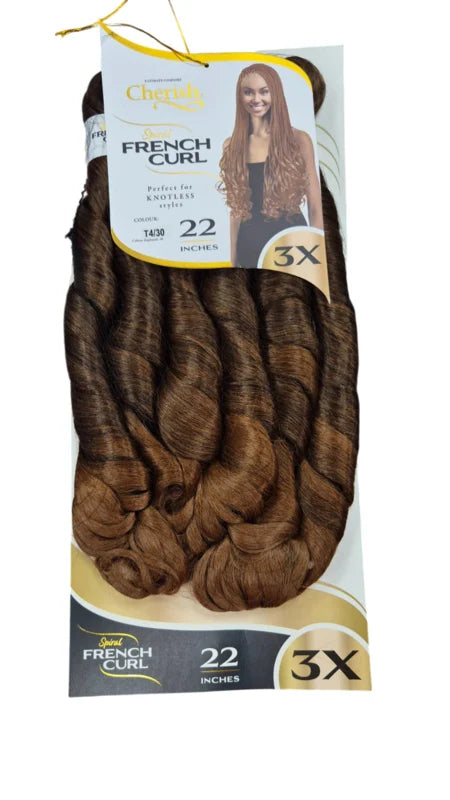 Cherish 3X Spiral French Curl Bulk 22in - 2