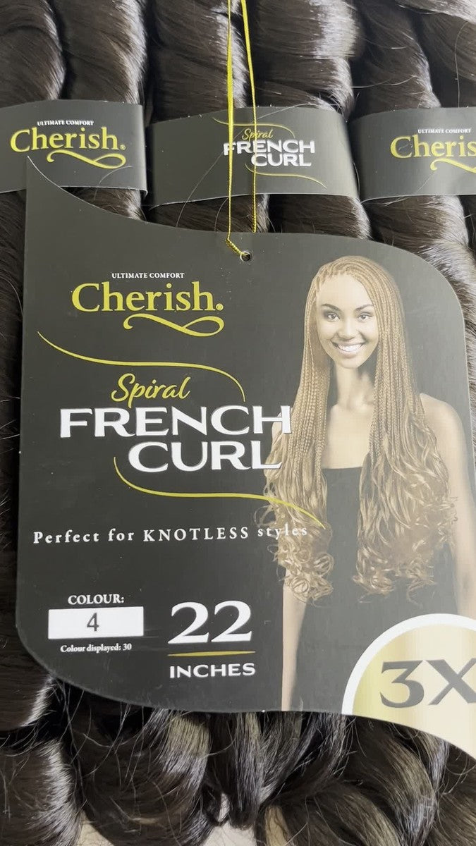 Cherish 3X Spiral French Curl Bulk 22in - 4