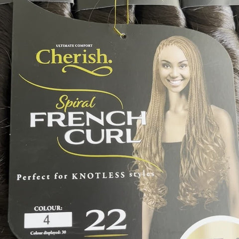 Cherish 3X Spiral French Curl Bulk 22in - 4