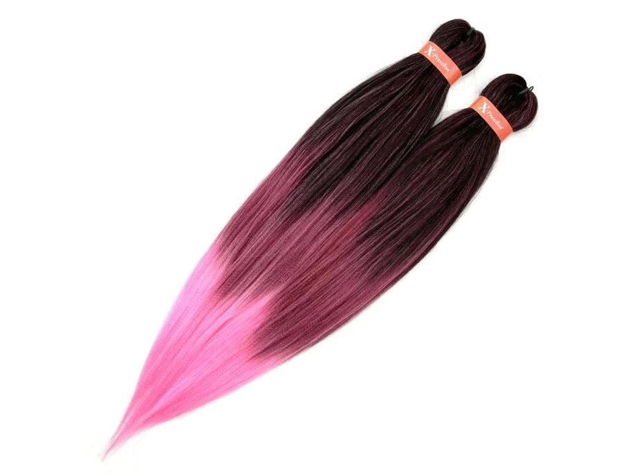 Xpression Ultra Braid Pre Stretched 2 x 46'' - T3/OM/Cherry Blossom
