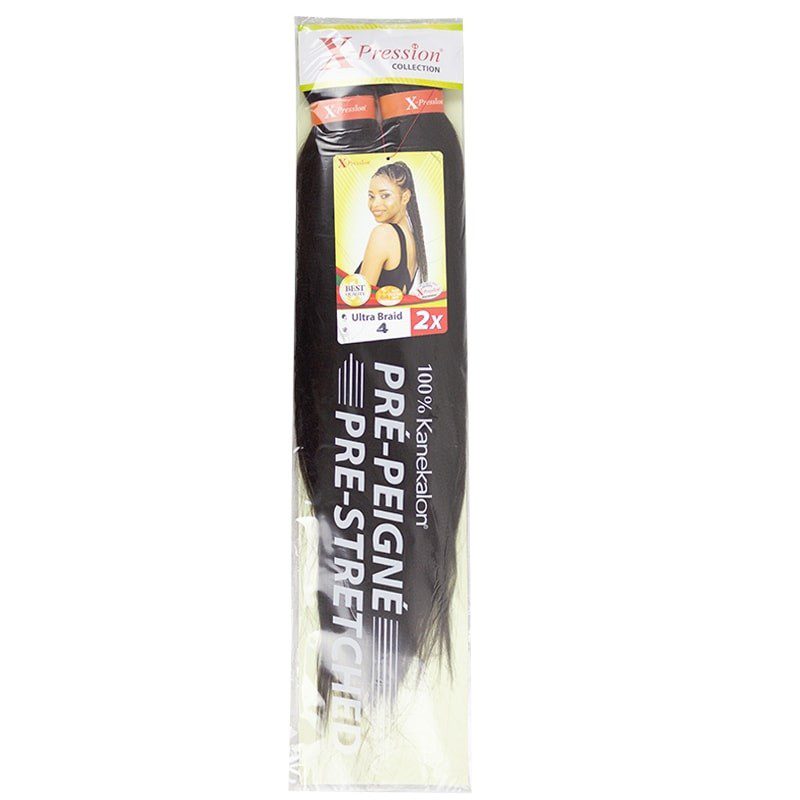 Xpression Ultra Braid Pre Stretched 2 x 46'' - T1B/Silver