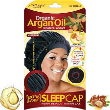 Magic Collection Argan Oil Extra Large Sleep Cap - 3002BLA