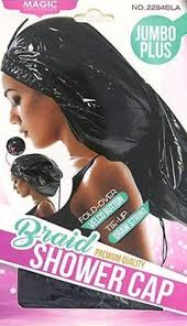 Magic Collection Braid Shower Cap Jumbo Plus - 2284BLA
