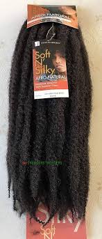 Soft and Silky Afro Twist Braid 1B