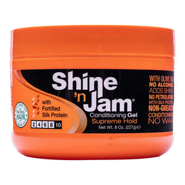 Ampro Shine n Jam Conditioning Gel Supreme Hold 8oz
