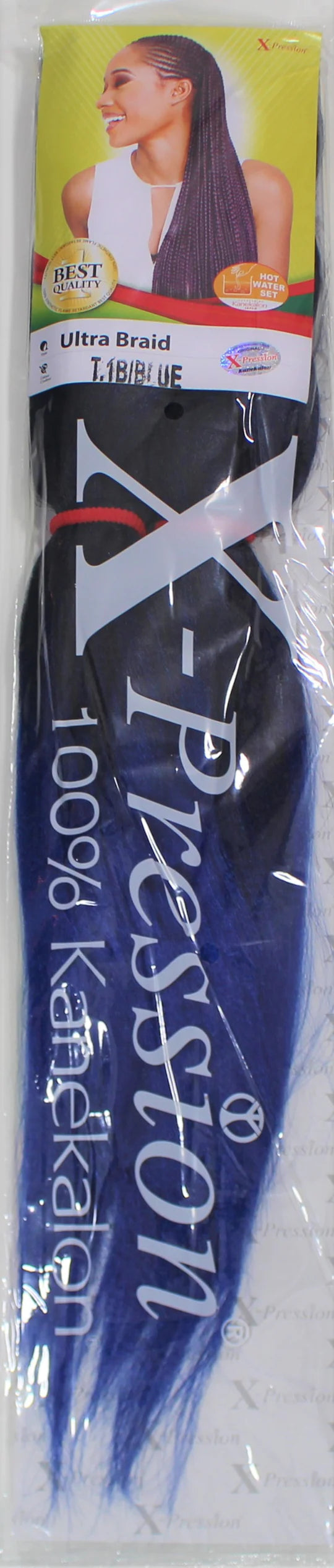 Xpression Ultra Braid Pre Stretched 2 x 46'' - T1B/Blue